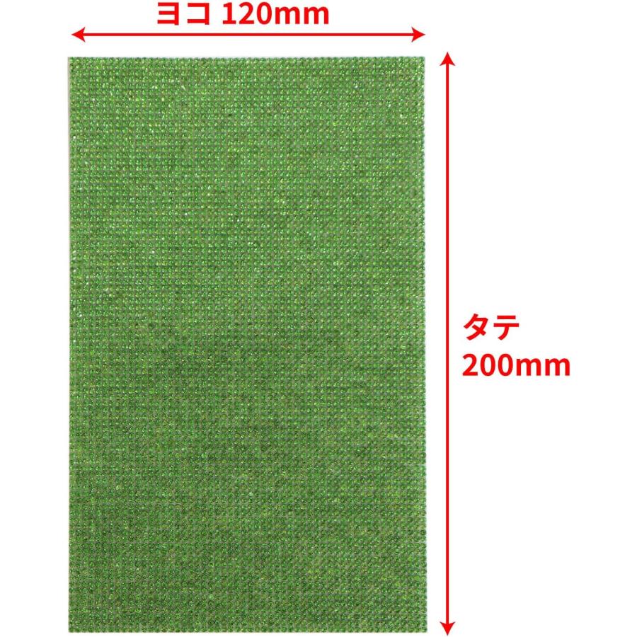 ラインストーンシール 粘着あり デコレーション スマホ シート ステッカー 大きめスマホサイズ【ペリドット】1シート 120x200mm  S028 | きらきらぷんぷん丸 | 01