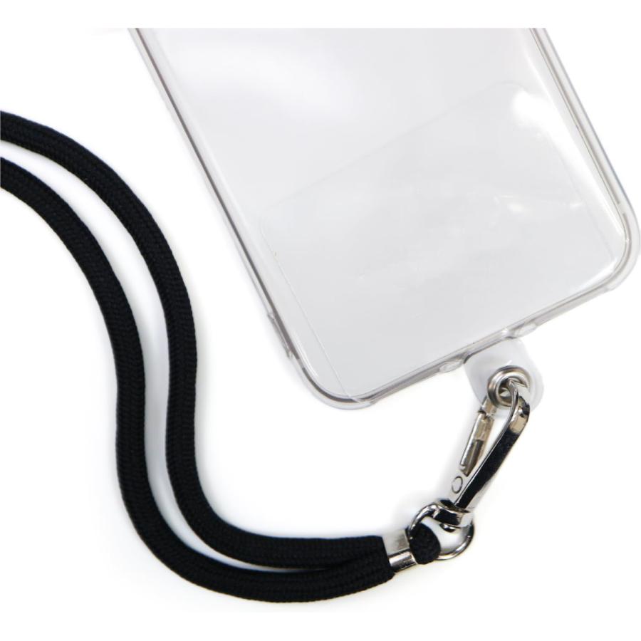 きらきらぷんぷん丸 スマホ ネックストラップ 【ブラック】 黒