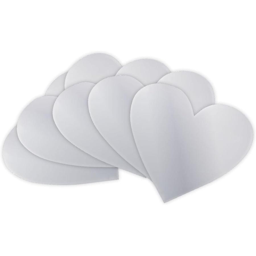 きらきらぷんぷん丸 スマホ用ミラーシール ミラーステッカーハート 5枚