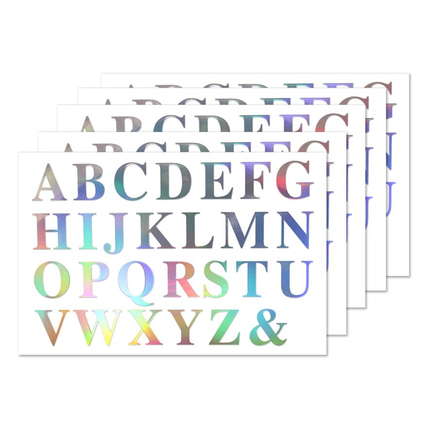 きらきらぷんぷん丸 英語 シール 【大文字】 5シート入り 英字