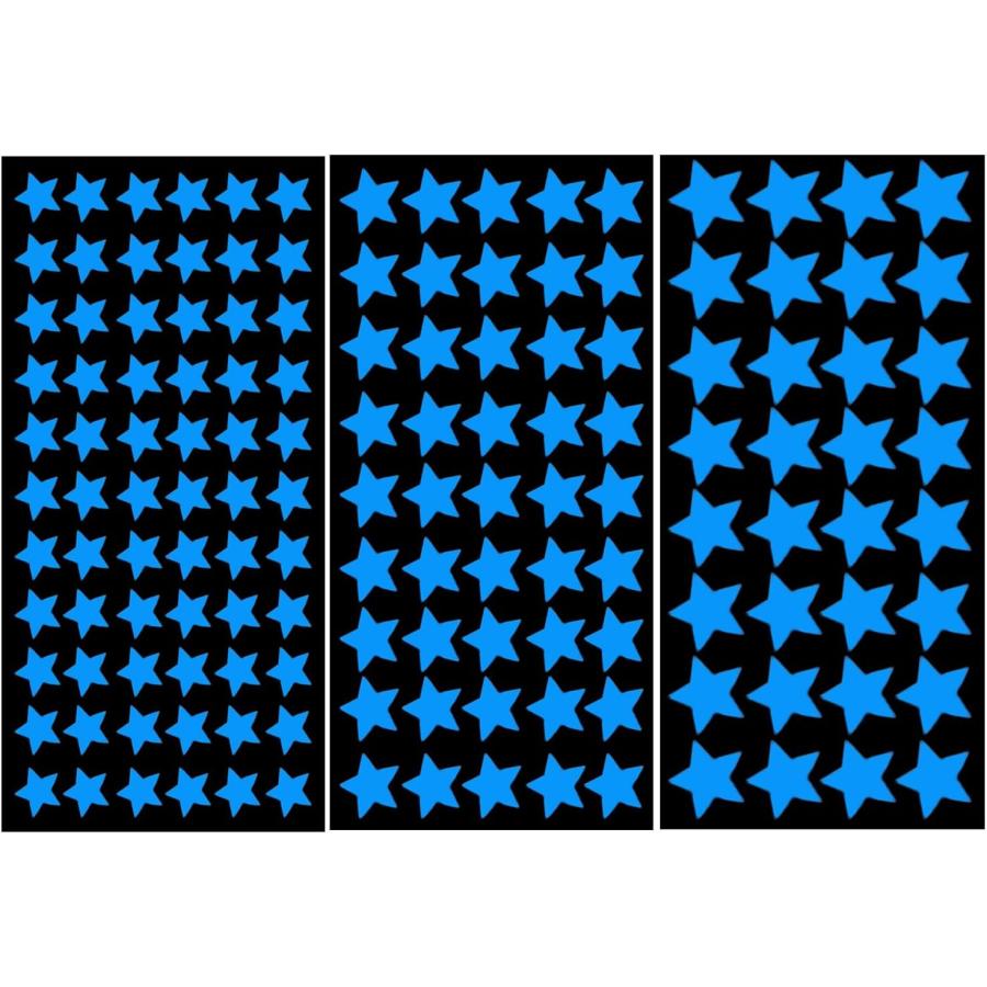 きらきらぷんぷん丸 蓄光シール 星型 スター 蛍光 夜光 暗闇で光る