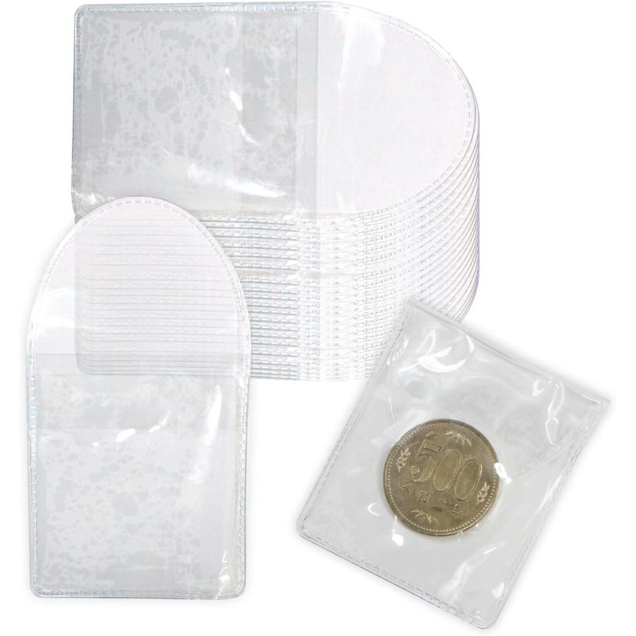 きらきらぷんぷん丸 コインスリーブ 20枚入り 52x57+36mm 小物入れ 透明 PVC製 保護 鑑賞 収納 コインケース 耐水 薄型 軽量  記念硬貨 アクセサリー ZK-005 : あんしんや - 通販 - Yahoo!ショッピング