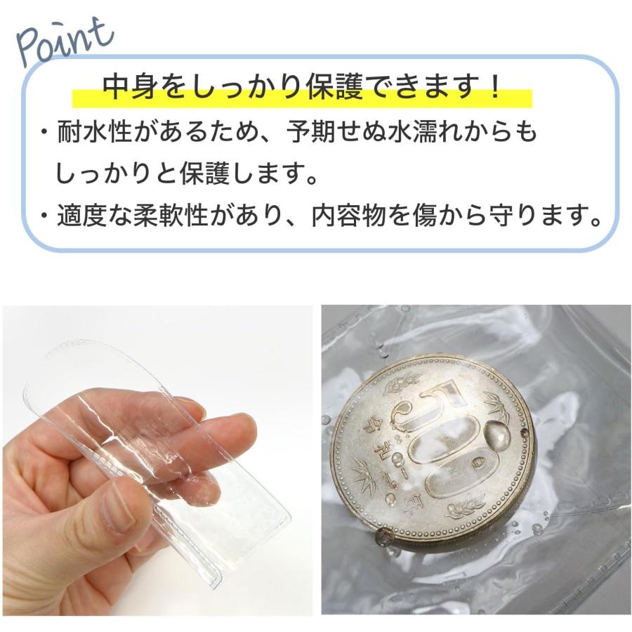 コインスリーブ 20枚入り 52x57+36mm 小物入れ 透明 PVC製 保護 鑑賞 収納 コインケース 耐水 薄型 軽量 記念硬貨 アクセサリー  きらきらぷんぷん丸 ZK-005