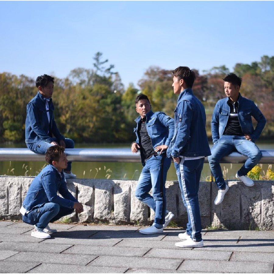 超激レア　作業着　ディノベーション　Dinnovation  ラインデニム 廃番 作業着 デニムラインパンツ ストレッチ Dinnovation