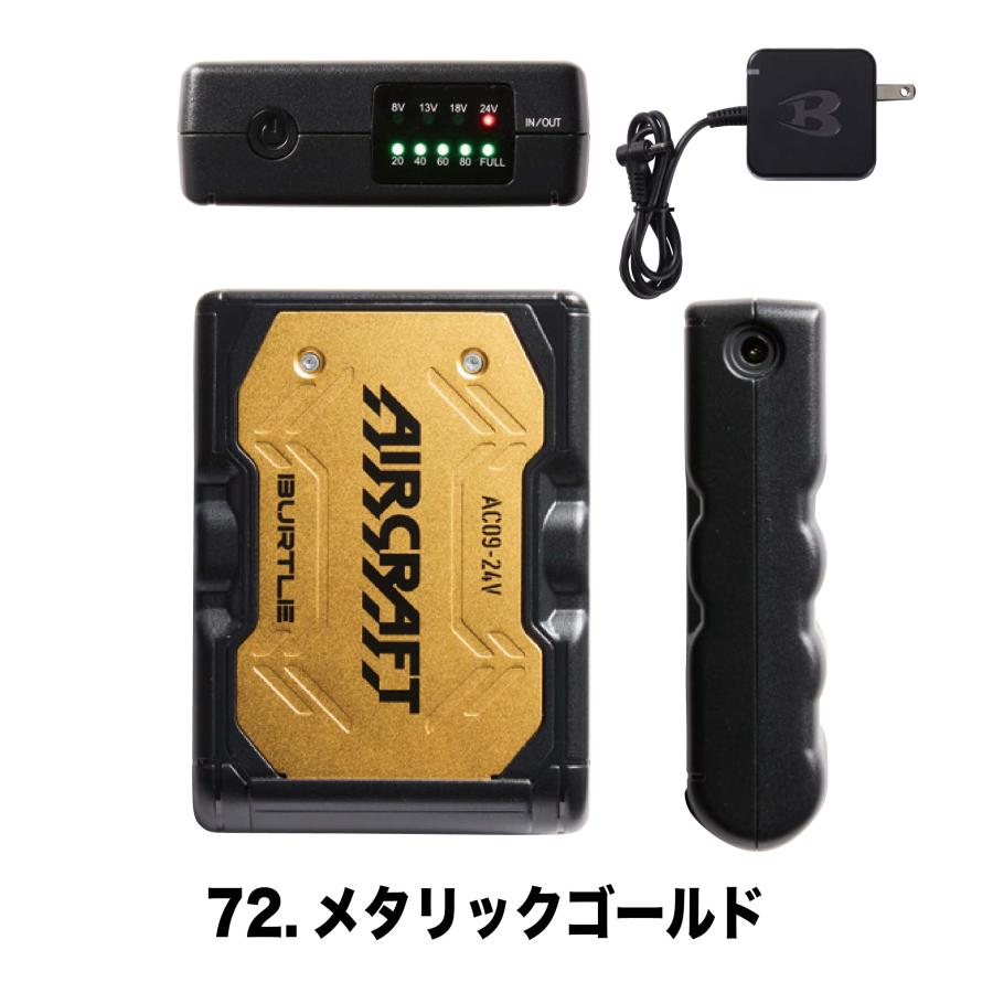 バートル エアークラフト AIRCRAFT XXL 　注）バッテリー充電不良 バートルのエアークラフトを去年購入して使用して、今回充電