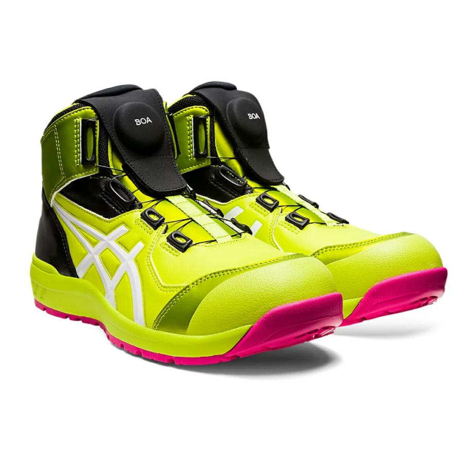 ウィンジョブ asics 安全靴 CP304 Boa 限定色 ネオンライム ウィンジョブ asics 安全靴 CP304 Boa 限定色 ネオンライム