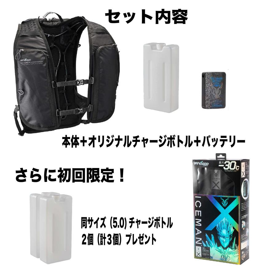水冷ベスト 新型 アイスマンPRO X2 フルセット 水冷式 冷却