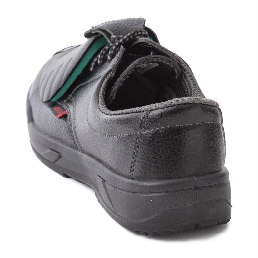 作業靴 安全靴 甲プロテクタ付 静電 滑りにくい ブラック ノサックス