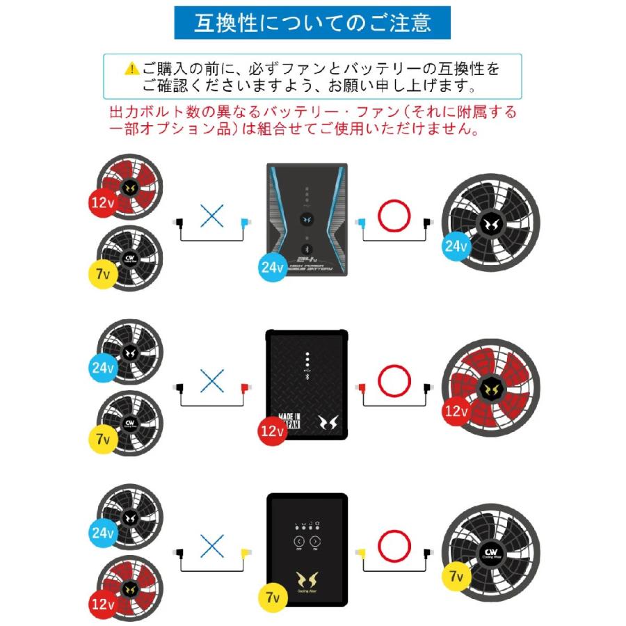 空調風神服 作業用具 リチウムイオンバッテリー セット 24V 2025
