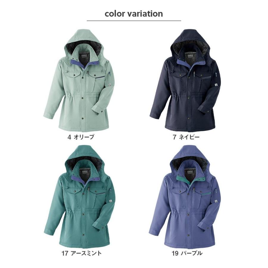 Asahicho 作業服 作業着 防寒 コート E46000 男性用 男女兼用 秋冬用 M