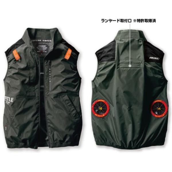 バートル　AIR CRAFT エアークラフト　空調服 バートル AC2026 [春夏用]エアークラフト サイドファンAC半袖