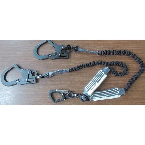 基陽 新規格対応 KH 2丁掛 蛇腹 ジャバラアルミ自在小フック ダブルランヤード 箱入り W1TNWS-17 W1TNWB-17 W1TNWK-17 即日出荷対応 |  | 02