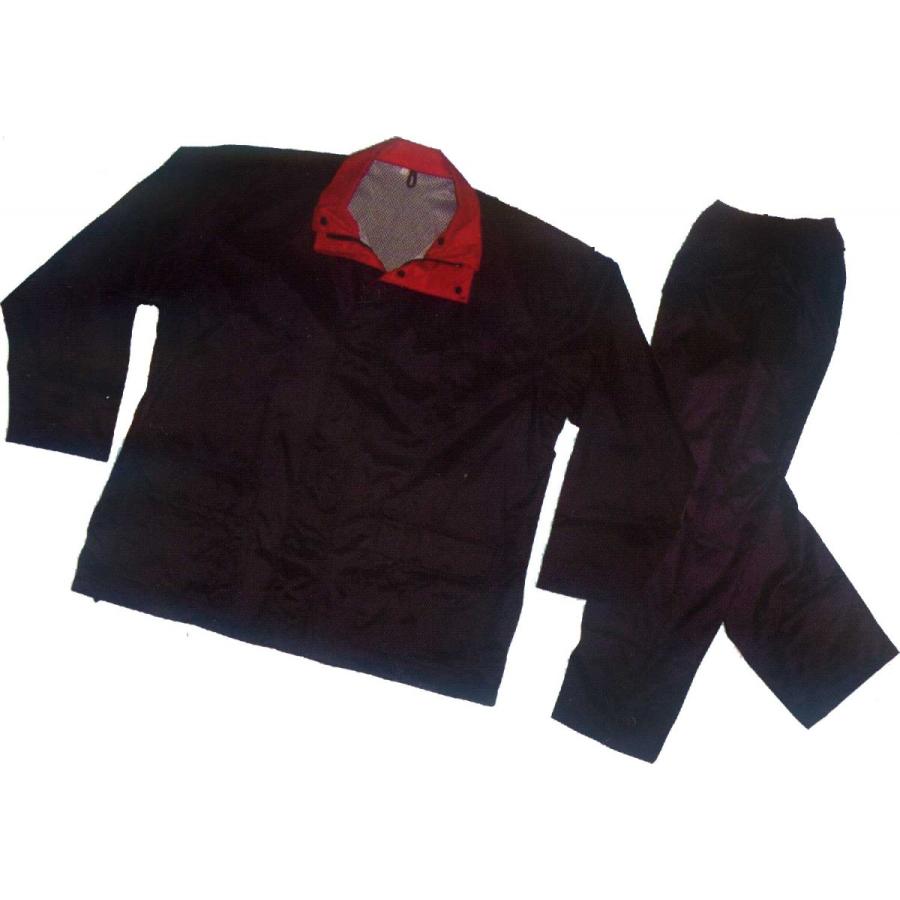 超特大サイズ 総裏メッシュ合羽 かっぱ カッパ レインウェア レインスーツ 二重袖 ポケット付き No.100 6L 即日出荷対応 |  | 01