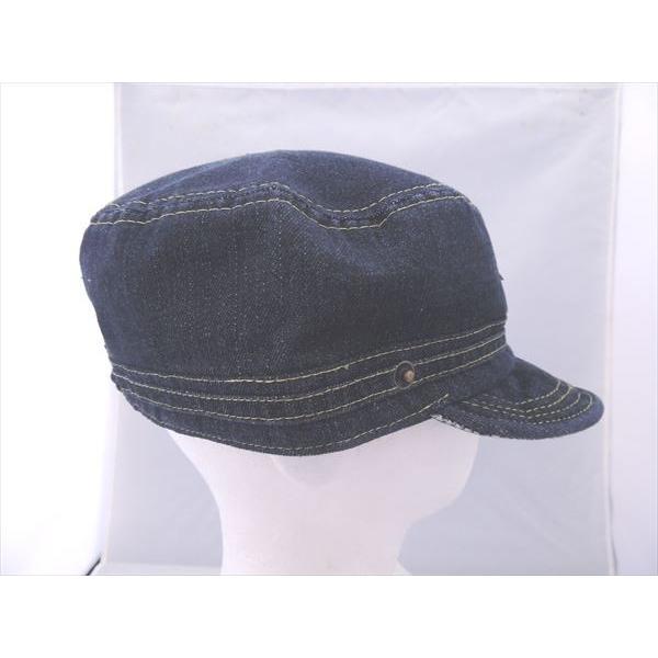 オリジナル ワークキャップ デニム 黄色ステッチ 2579● |  | 02