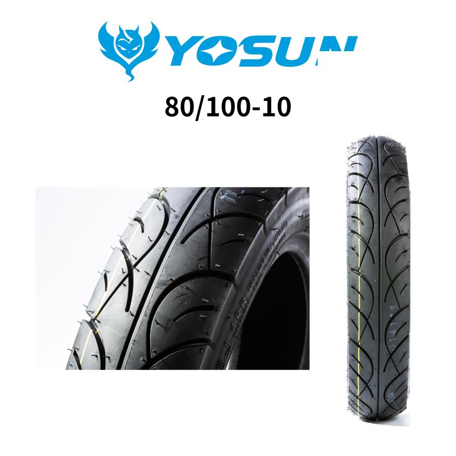 バイク用タイヤ CORDIAL 80/100-10 4PRTL CY146 ヨースンタイヤ
