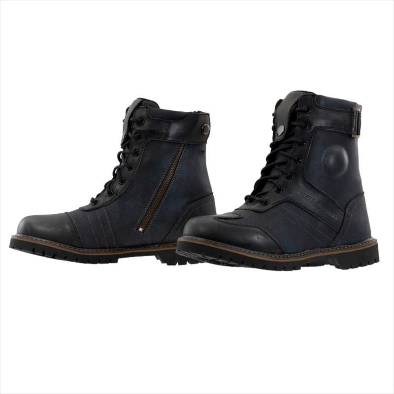 バイク ウェア コミネ SB-90 VINTAGE R BOOTS G.Black 26.0 05-090 取