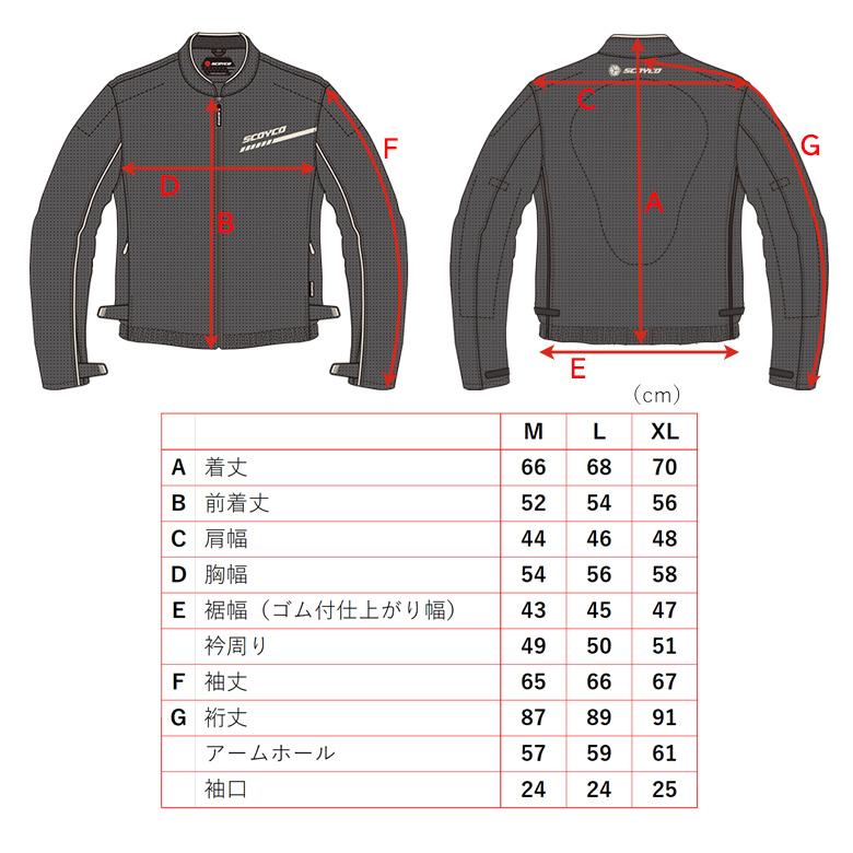 バイク用メッシュジャケット SCOYCO(スコイコ) ジャパンフィット JK2103-JPFIT フルプロテクター_3