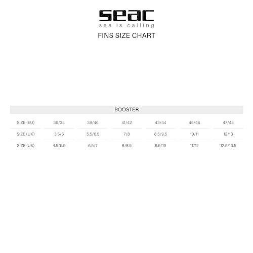 【早い者勝ち！】 SEAC ブースター ロングフィン 交換可能な刃付き フリーダイビング スピアフィッシング用並行輸入品 【2326315045】(14850円)