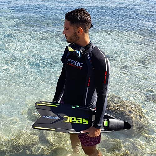 SEAC ブースター ロングフィン 交換可能な刃付き フリーダイビング スピアフィッシング用並行輸入品 