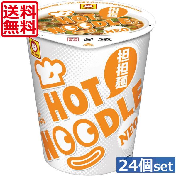 送料無料 東水 マルちゃん ホットヌードルNEO担担麺 76g×24個（2ケース） 東洋水産 HOTNOODLE カップラーメン｜world-cl