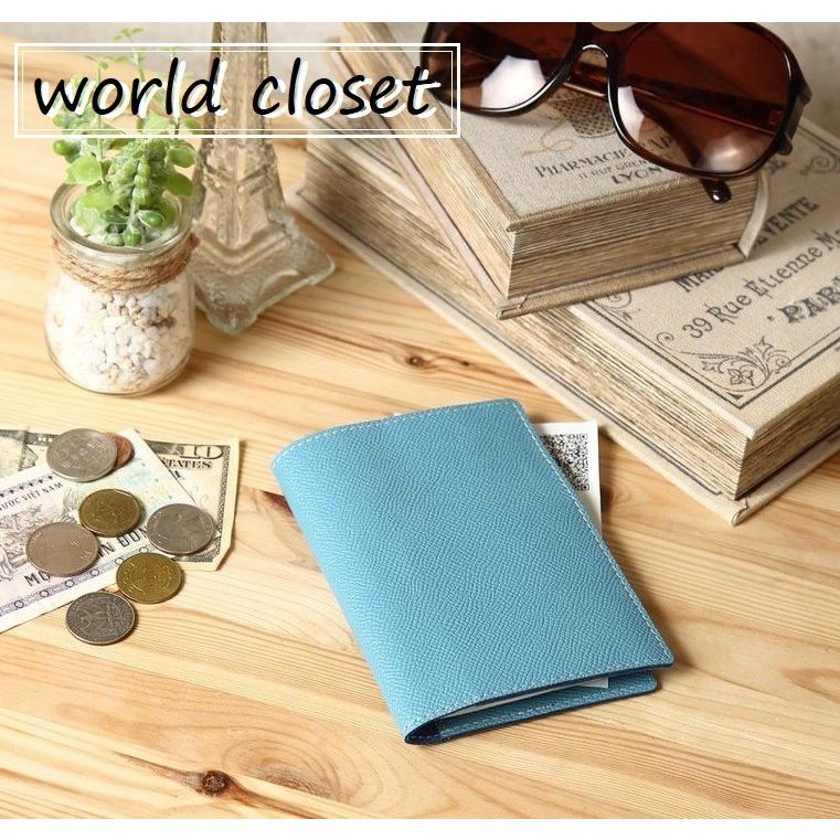 パスポートケース レディース イタリアンレザー 本革 カバー 入れ おしゃれ バイカラー プレゼント a World Closet 通販 Yahoo ショッピング