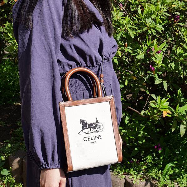 超特盛ミラクルプライス CELINE セリーヌ ミニ バーティカルバッグ 193302DCI 　ショップ袋付き 送料無料ギフト包装　誕生日 お祝い 【QGW1926473487】(70180円)