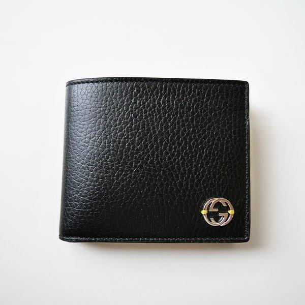 【公式】 GUCCI グッチ　大人気バイカラーメンズ レザー折りたたみ財布 610466 CA02N　男性 送料無料ギフト包装 【PET6476935143】(23595円)