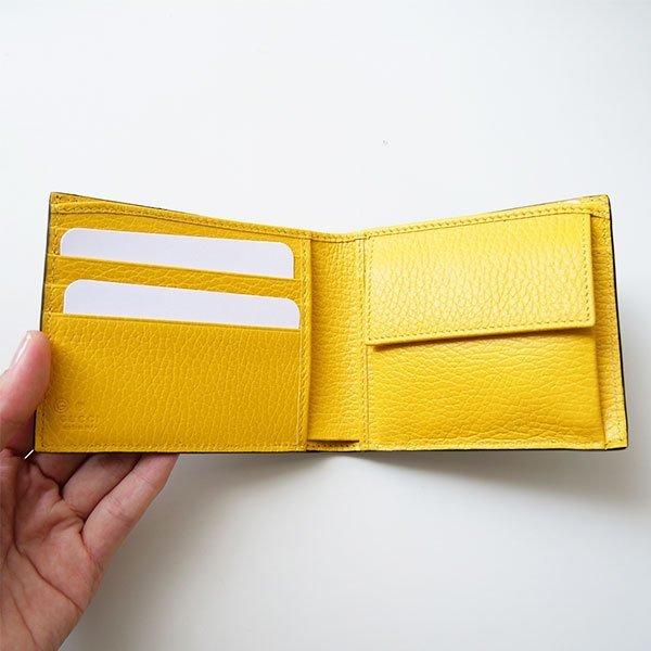 【公式】 GUCCI グッチ　大人気バイカラーメンズ レザー折りたたみ財布 610466 CA02N　男性 送料無料ギフト包装 【PET6476935143】(23595円)