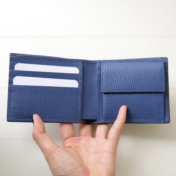 【公式】 GUCCI グッチ　大人気バイカラーメンズ レザー折りたたみ財布 610466 CA02N　男性 送料無料ギフト包装 【PET6476935143】(23595円)