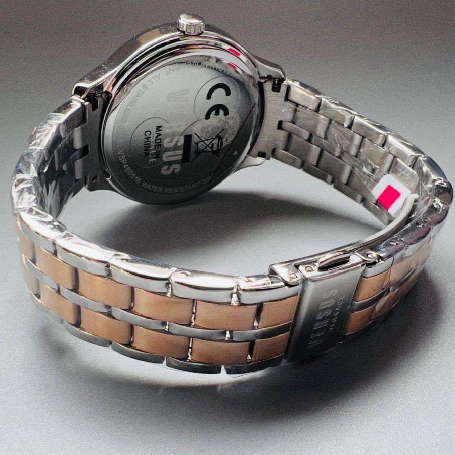 ヴェルサス ヴェルサーチ 腕時計 新品 ローズゴールド レディース 高級ブランド シルバー ケース直径38mm クォーツ 高級ブランド