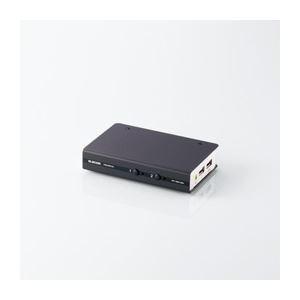 かわいい新作 エレコム KVM-DVHDU2 DVI対応パソコン切替器 スイッチングハブ