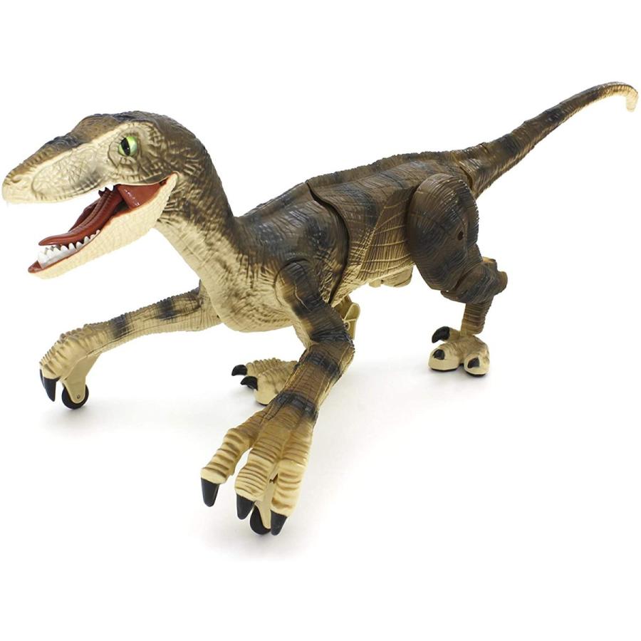 ダイナソーラン ヴェロラキプトル ラジコン 2 4ghz 京商 ライト サウンド 6才以上 おもちゃ 恐竜 ラジコン