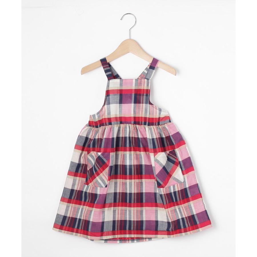 Shoo La Rue Kids シューラルー キッズ 80 1cm サッカーチェックジャンスカワンピース Brf0002 World Online Store 株 ワールド 通販 Yahoo ショッピング