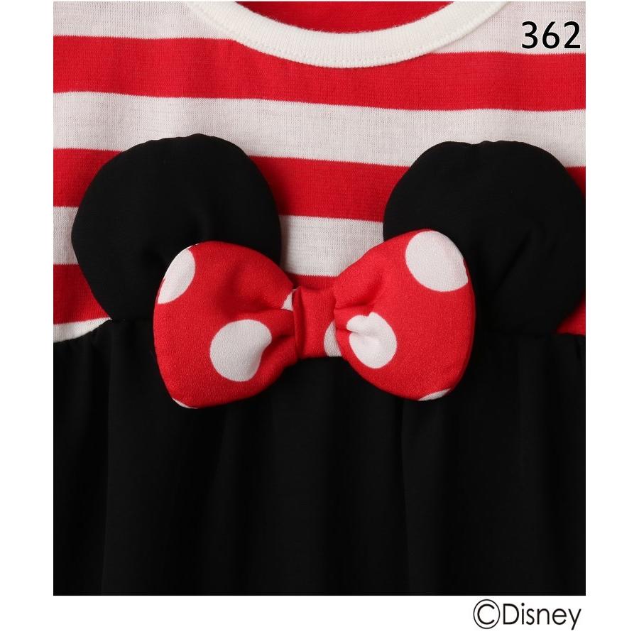 Shoo La Rue Kids シューラルー キッズ Disney ボーダーミニーマウスデザイン 耳付きワンピース Brs0167 World Online Store 株 ワールド 通販 Yahoo ショッピング