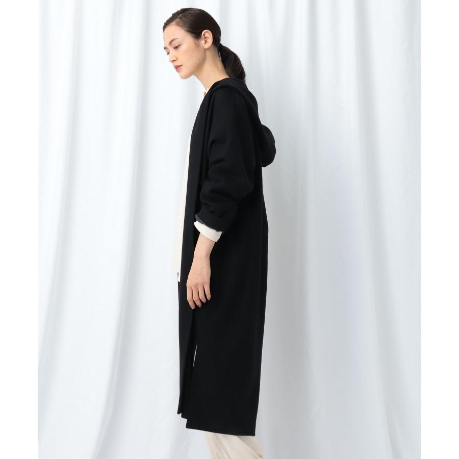 【新品】INDIVI 　ルミナリー ジャージフーディアウター size38 新品】INDIVI ルミナリー ジャージフーディアウター size38 新品