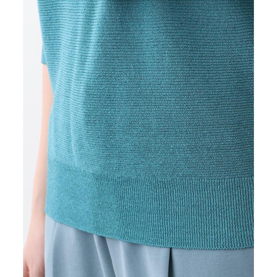 INDIVI(インディヴィ)【洗える/日本製/サマーニット】麻混Vネックプルオーバー|WORLD ONLINE STORE (株)ワールド|06