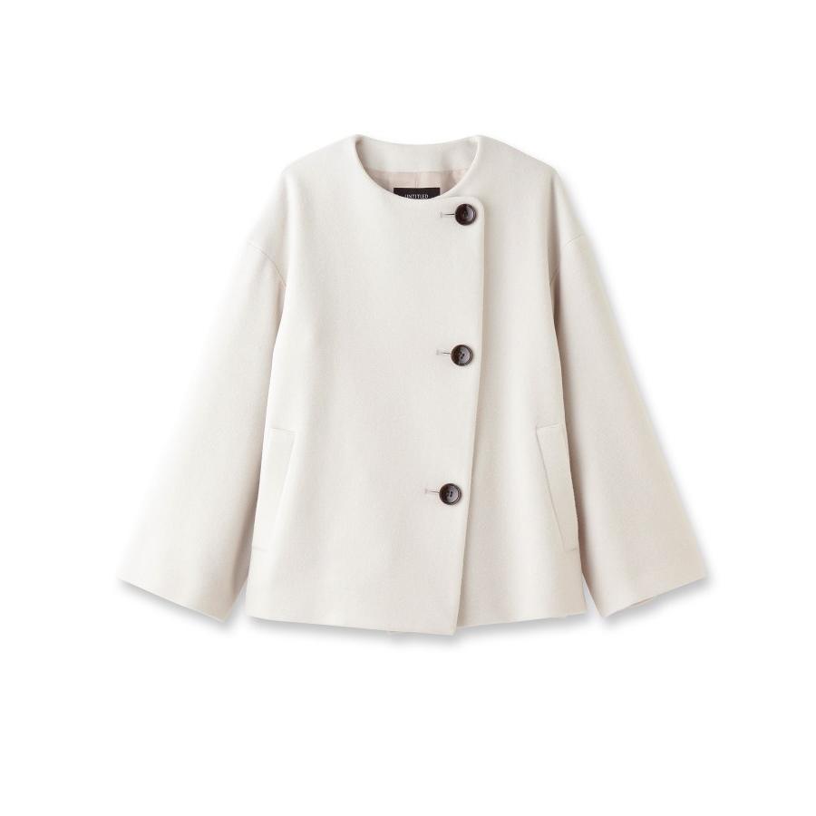 目玉商品 Untitled アンタイトル ジロンラムビーバーノーカラーショートコート World Online Store 株 ワールド 通販 Paypayモール 最高の Mercurytechnologies Mn Com