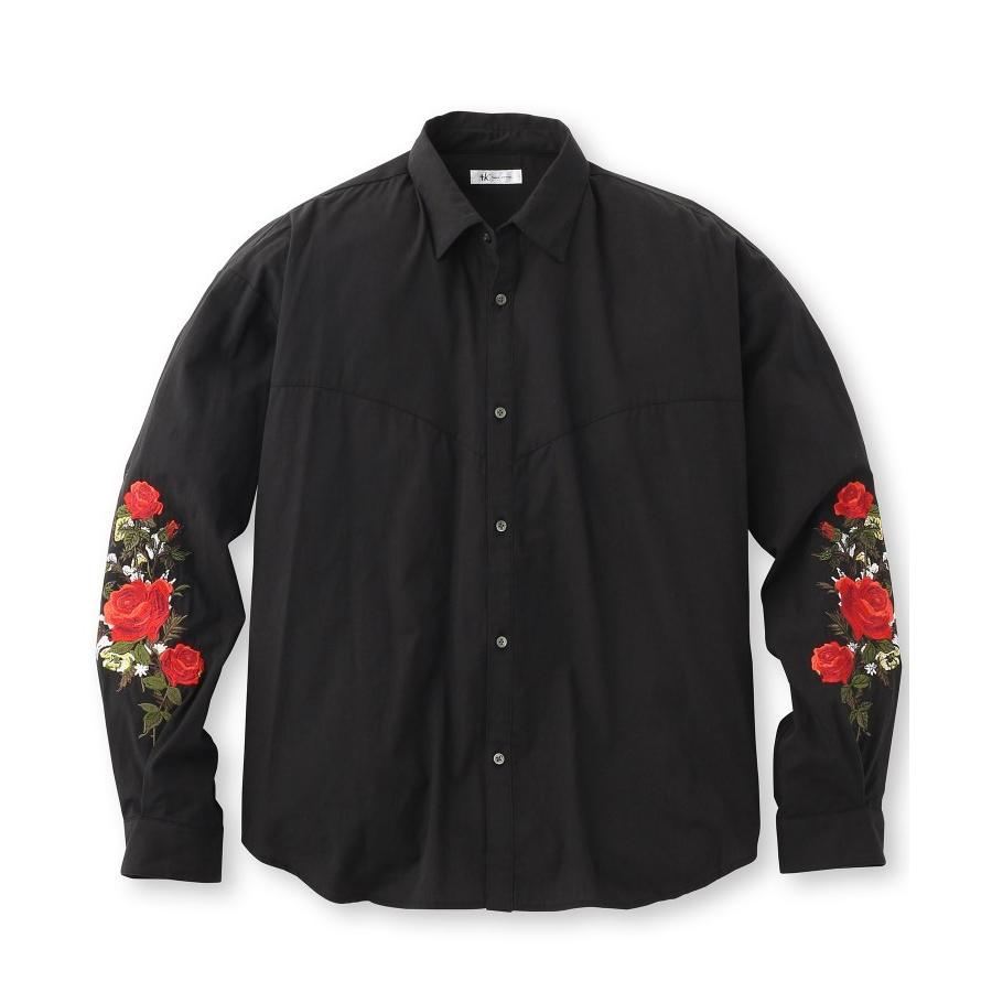 Tk Takeo Kikuchi ティーケー タケオ キクチ フラワー刺繍ウエスタンシャツ World Online Store 株 ワールド 通販 Paypayモール