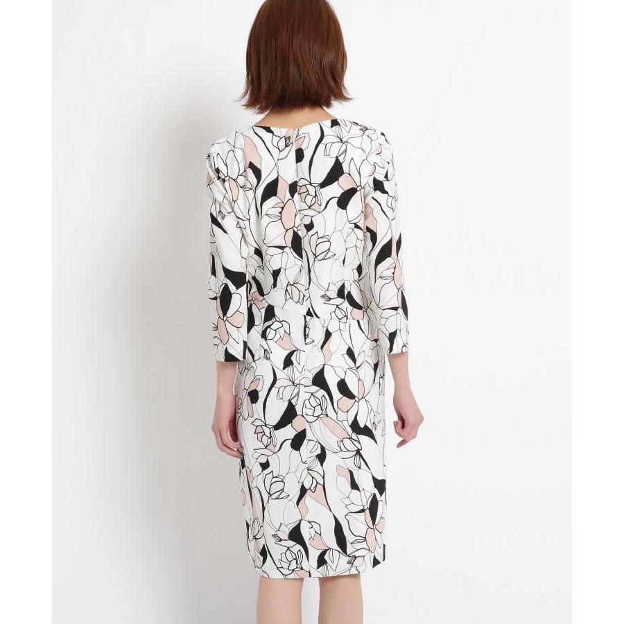 フラワープリントタックワンピース クードシャンス Coup De