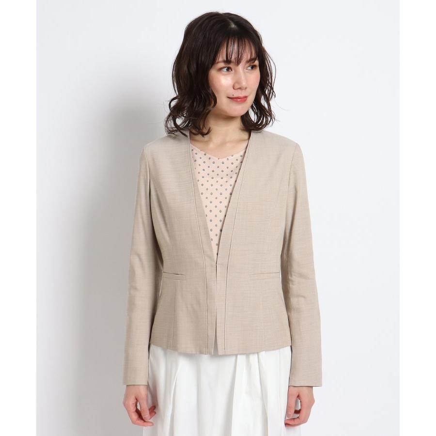 40 割引可愛いクリスマスツリーやギフトが Coup De Chance クードシャンス 洗える 日本製 スラブノーカラージャケット バッグ レディースファッション ファッション Www Kapturecam Co Nz