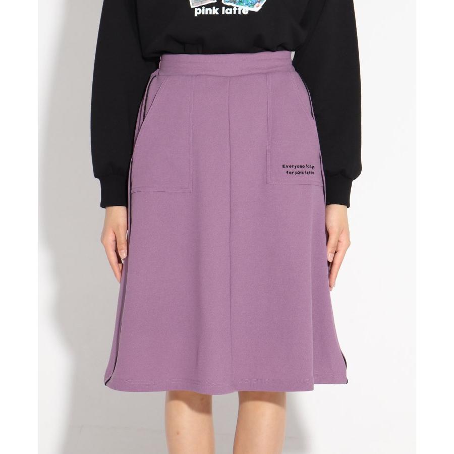 Pink Latte ピンク ラテ イージーミディスカート World Online Store 株 ワールド 通販 Paypayモール