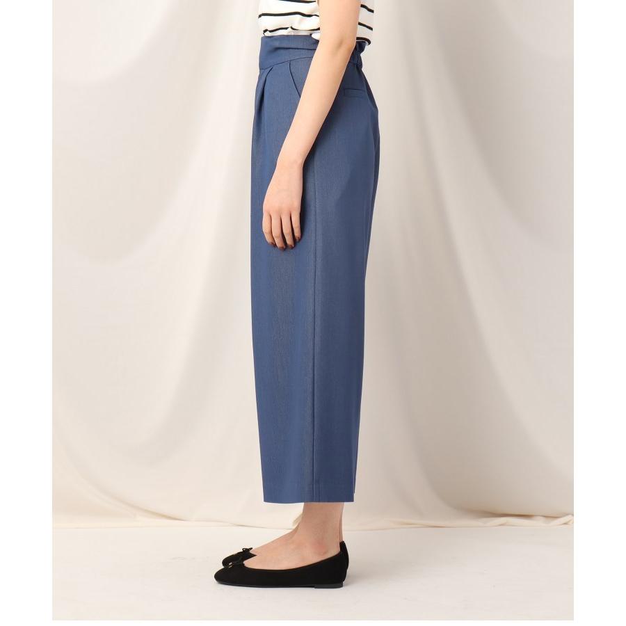 Couture Brooch クチュールブローチ シャンブレーワイドパンツ World Online Store 株 ワールド 通販 Paypayモール