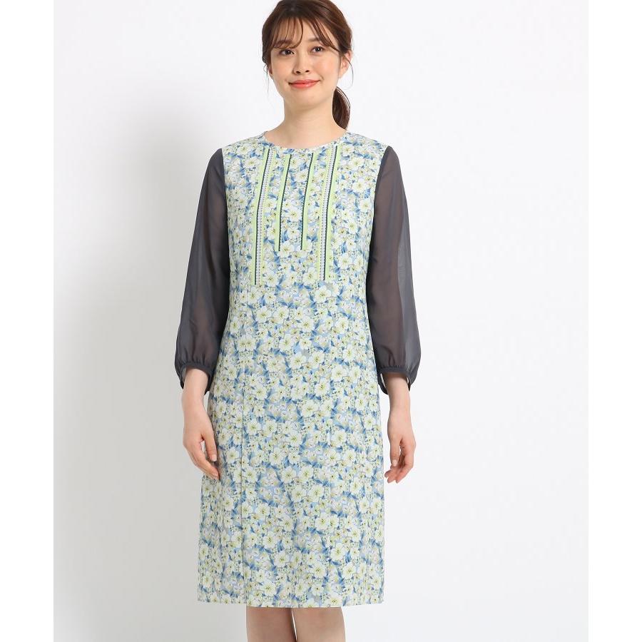 Sunauna スーナウーナ 洗える パネルフラワーワンピース World Online Store 株 ワールド 通販 Paypayモール