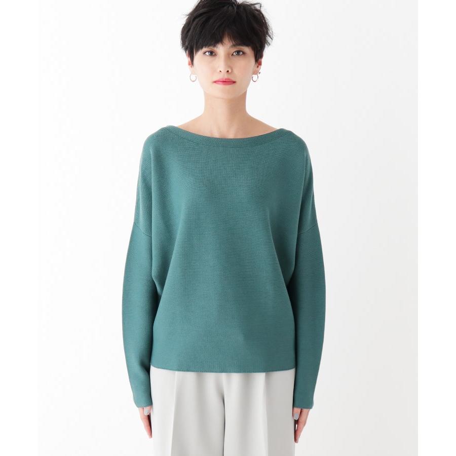 Opaque Clip オペークドットクリップ Supima Cotton ボートネックニット World Online Store 株 ワールド 通販 Paypayモール