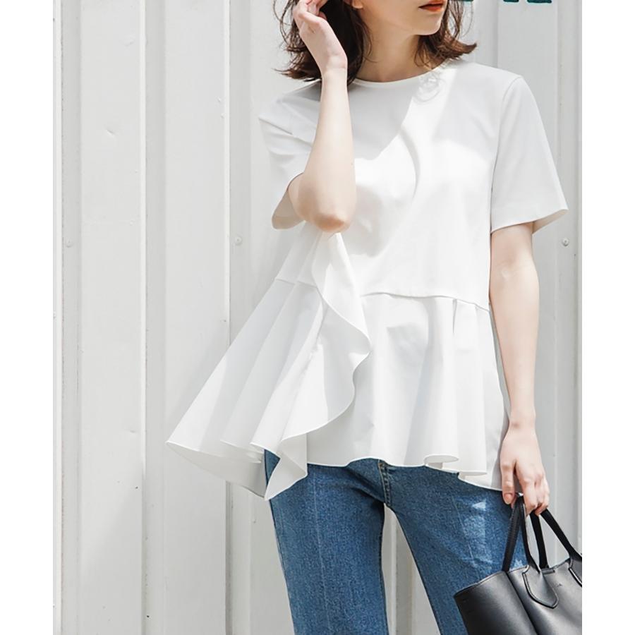 おすすめ Opaque Clip オペークドットクリップ シルケットコットン フハク切替 フリルカットソー Web限定サイズ Aynaelda Com