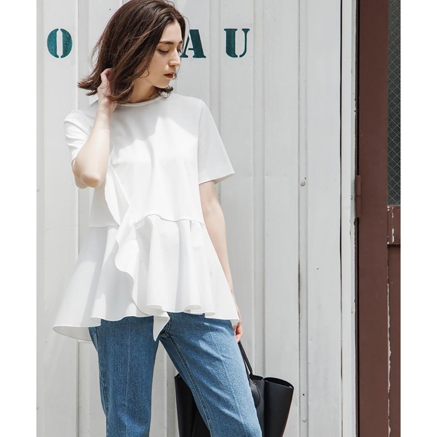 おすすめ Opaque Clip オペークドットクリップ シルケットコットン フハク切替 フリルカットソー Web限定サイズ Aynaelda Com