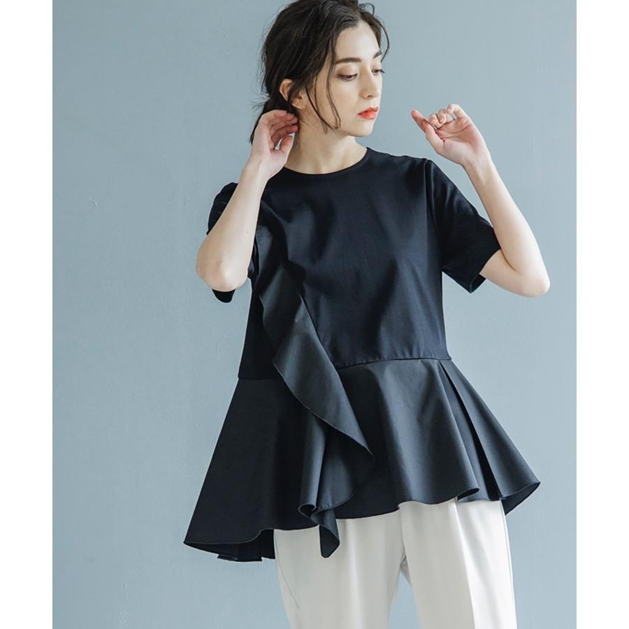 おすすめ Opaque Clip オペークドットクリップ シルケットコットン フハク切替 フリルカットソー Web限定サイズ Aynaelda Com