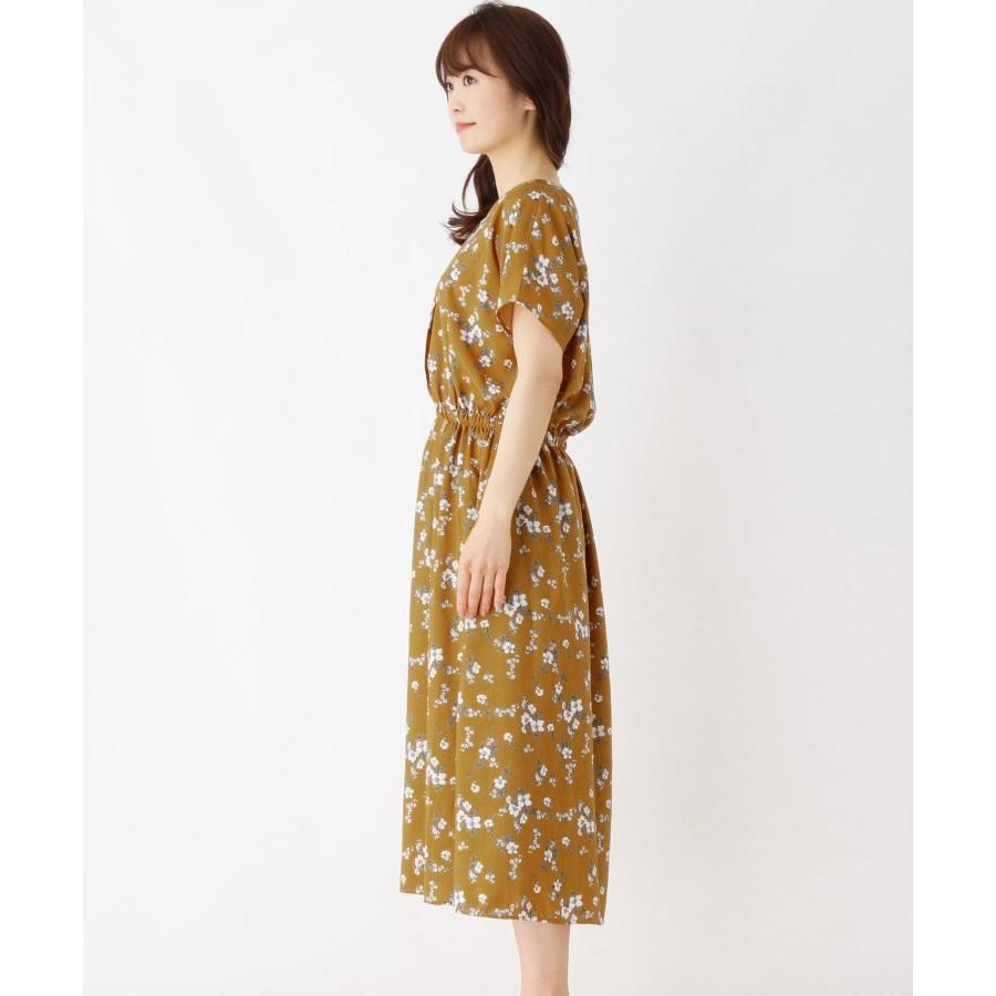 Shoo La Rue Dreskip シューラルー ドレスキップ M Ll 花柄タック入りワンピース World Online Store 株 ワールド 通販 Paypayモール