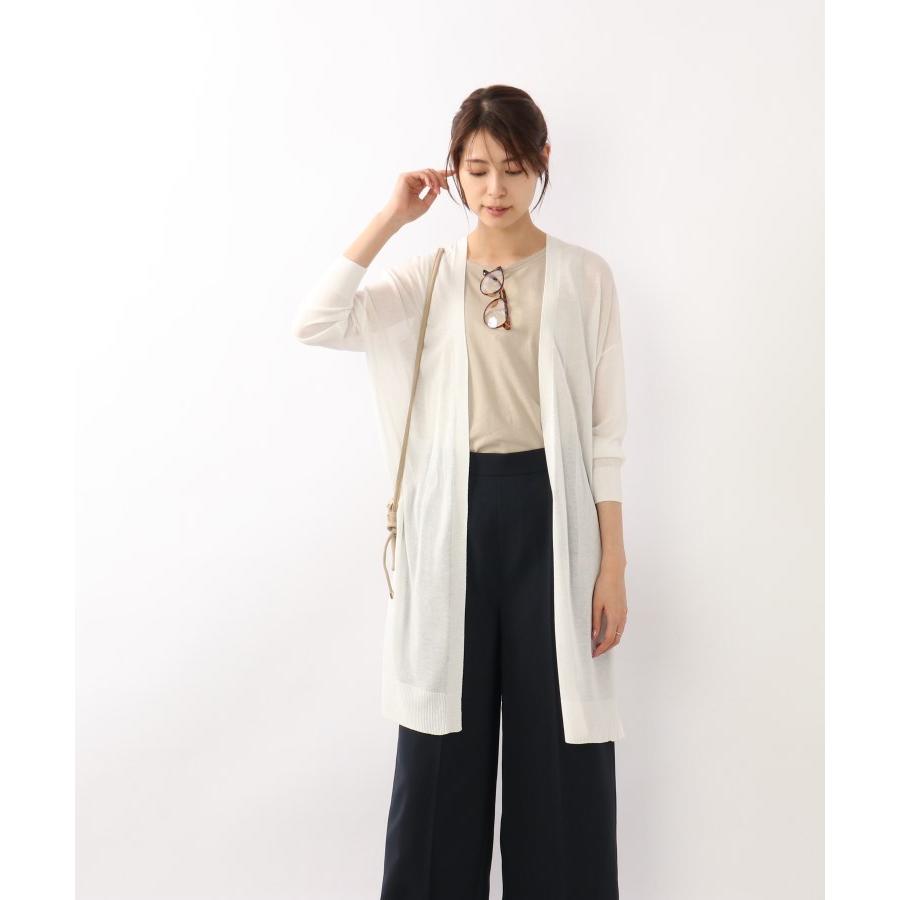 SHOO・LA・RUE/DRESKIP(シューラルー/ドレスキップ)レーヨンナイロンショールカーディガン【貴島明日香さ