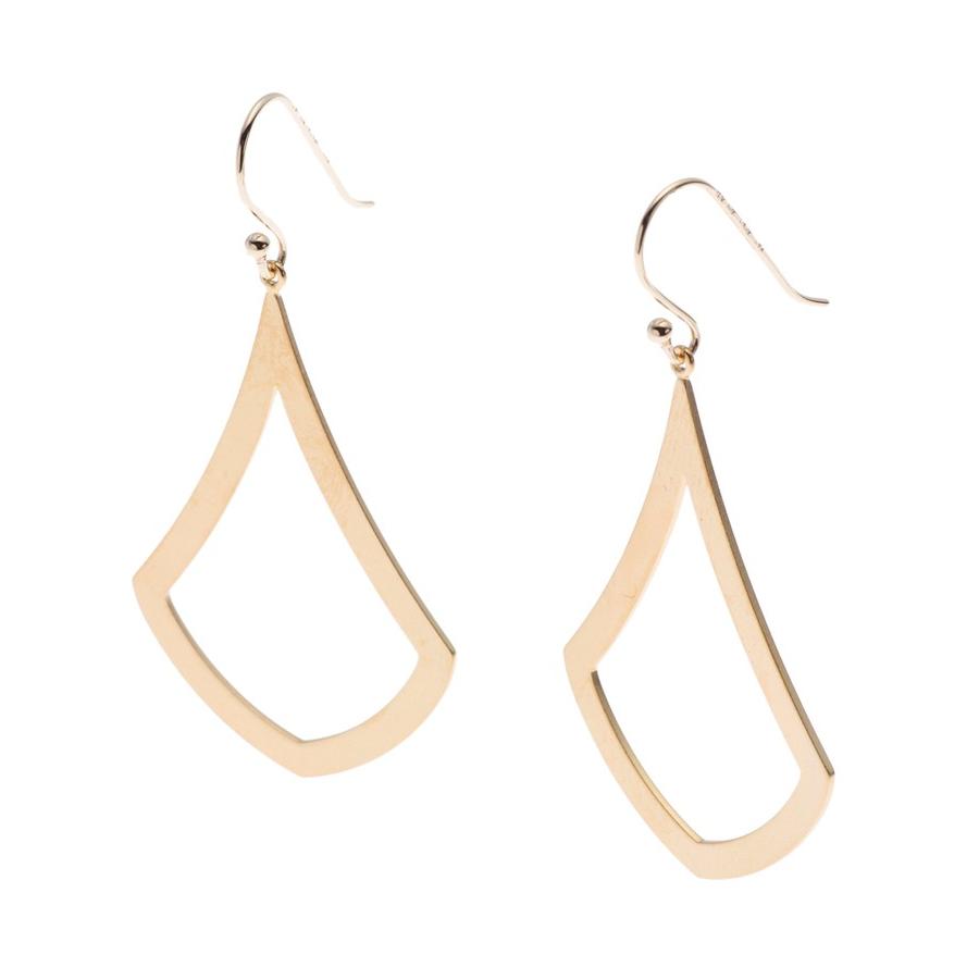 Cocoshnik Onkitsch ココシュニック オンキッチュ ベーシックイチョウ形 フックピアス K10フック World Online Store 株 ワールド 通販 Paypayモール